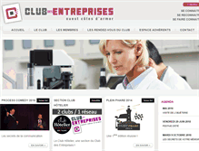 Tablet Screenshot of club-des-entreprises.fr